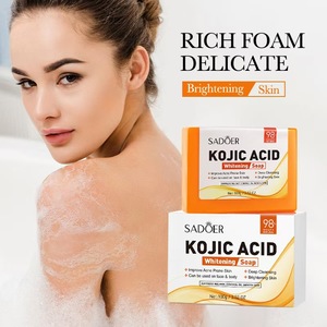 Kojik asit beyazlatma el yapımı banyo sabunu temiz yağ kontrolü dekontaminasyon ferahlatıcı sabun - Product Image 2