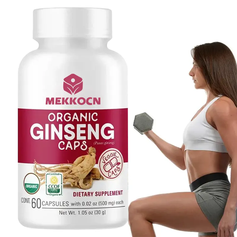 Vente chaude de qualité alimentaire maca ginseng ashwaganda capsule suppléments de fertilité pour hommes ginseng néflier capsules dures