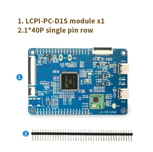 LCPI All winner D1S Development Board 64-Bit RISC-V Linux SBC-Unterstützung Tina Debian System