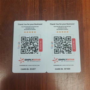 Customize logo Programmable <strong>Variable</strong> <strong>QR</strong> <strong>Code</strong> ISO 14443A Ntag 213\215\216 NFC google Review Card - Product Image 4