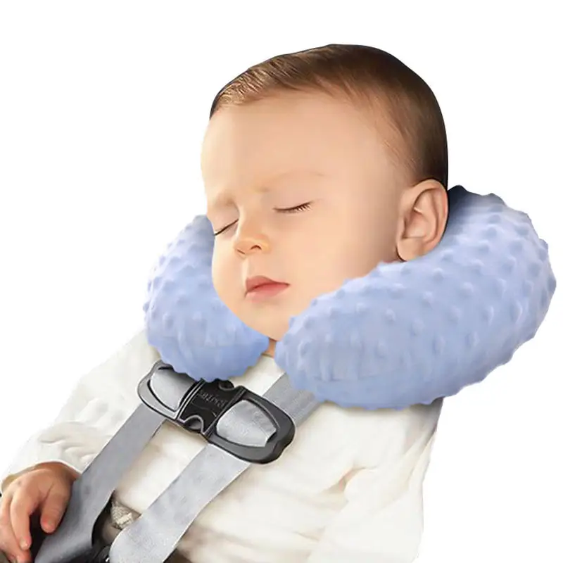 Bebek seyahat şişme yastık yaratıcı karikatür boyun boyun yastık u-şekilli yastık toptan
