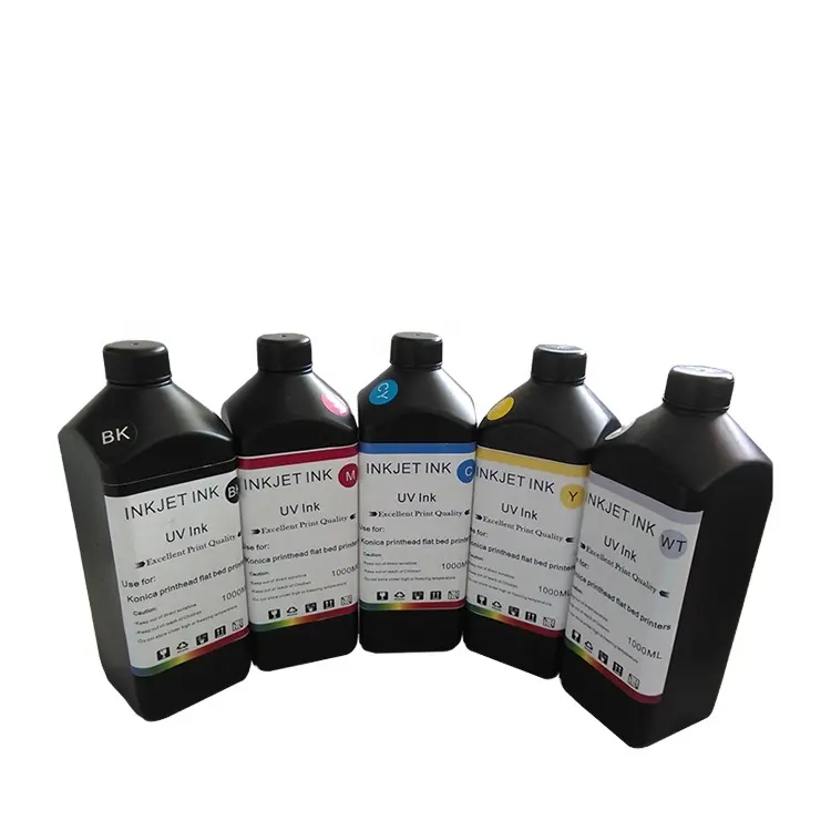 Tinta de tatuaje UV, 5 colores, curado, PCB, fluorescente