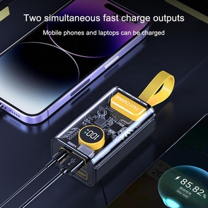<strong>QC3.0</strong> PD Fast Charger 22.5W Digital Display 10000mAh <strong>Power</strong> Portable <strong>Bank</strong> External Battery Pack High Speed With Lanyard - Product Image 2