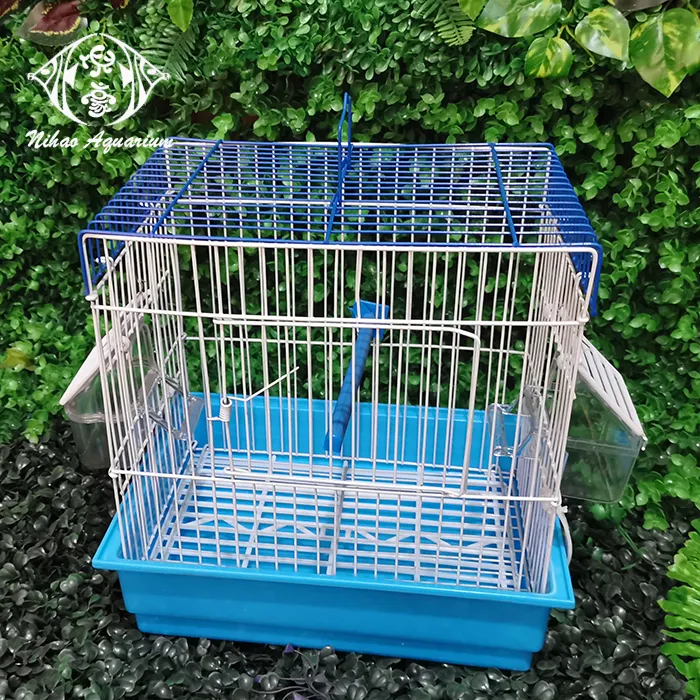 鳥ケージトレイ給餌ドアブルーカラー中国ワイヤー鳥繁殖ケージ卸売