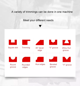 Professional 6-Speed Trimming Wood Slotting Milling Engraving Machine Power Source 220V /110V Rated Voltage Edge <strong>Cutter</strong>
