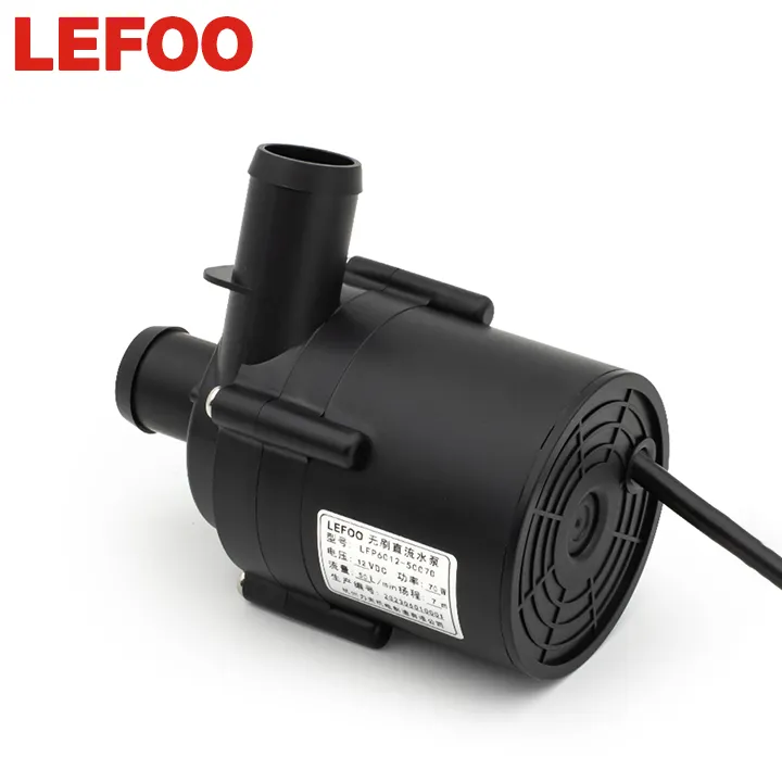 LEFOO OEM/ODM IP68 RoHS certifié CE 12V DC pompe à eau chaude silencieuse micro mini pompe de circulation