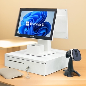 15.6 Dual Screen Cash Register Machine Windows/Android Pos <strong>All</strong> in <strong>One</strong> Touch Screen Pos <strong>for</strong> Retail <strong>Shop</strong> With Thermal Printer - Product Image 5