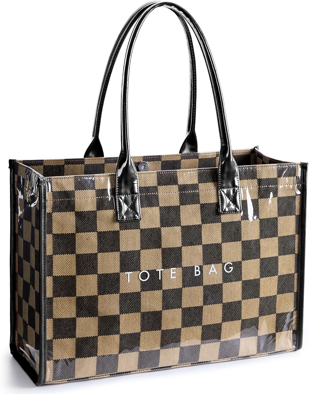 Checkerboard black pu
