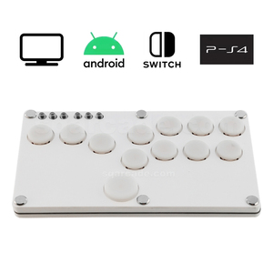 Flatbox Hitbox Mini Arcade Fighting Game Console <strong>with</strong> <strong>Xinput</strong>/Dinput Video Game Encoder <strong>Controller</strong> for PC/PS3/NS/PS4 - Product Image 6