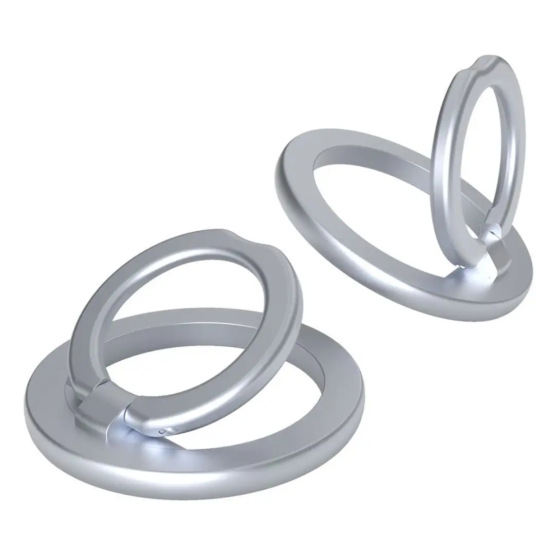 360 Grad drehbarer magnetischer Telefon ring halter polnisch Matt Aluminium ring Abnehmbarer Telefon griff für iPhone iPad Samsung
