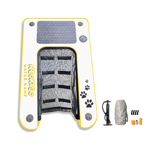 Inflatable Pup Plank Dog on Water <strong>Ramp</strong> Dock Customized Size <strong>Mesh</strong> Bottom Floating Ladder Inflatable Water <strong>Ramp</strong> for Dogs - Product Image 3