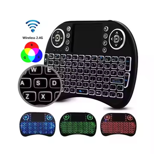 Mini <strong>Computer</strong> <strong>Keyboard</strong> Remote <strong>Control</strong> LED Lights Smart Mouse Features 2.4G Wireless RGB Dry Battery - Product Image 4