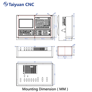 Neues 3-Achsen-CNC-Steuerpult für Fräs-und Fräsmaschinen | mit ATC-, SPS-und Encoder-Bewegungs steuerung