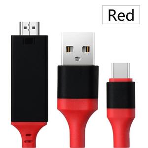 Nuevo diseño de 2m USB2.0 + tipo C a HDMI Adaptador convertidor de Cable USB de alimentación de USB-C a HDMI Cable - Product Image 2