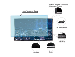 86&quot; <strong>Interactive</strong> Board All in One Touch Screen <strong>Computer</strong> <strong>Interactive</strong> Flat Panel Without Projector - Product Image 4