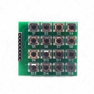 微动开关4X4矩阵键盘16键单片机外部扩展 - Product Image 4