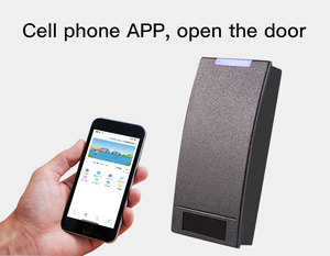 Sistema di controllo accessi autonomo NFC impermeabile 13.56MHz RFID ethernet lettore NFC con tastiera, tcp/ip, RS485 Wiegan - Product Image 2