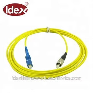 SM 0.9/2.0/3.0mm G652D tek modlu Fiber optik yama kablosu SC/APC-SC/APC 3m uzunluk - Product Image 4