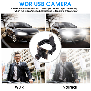 3MP 2048x1536 WDR USB Webcam modulo Aptina AR0331 industriale USB videocamere per Windows Android Mac Linux Raspberry pi - Product Image 4