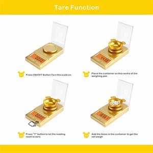 Professionele Draagbare Digitale Gramschaal 50G/0.001G Sieraden En Poedermedicijn Cal Gewicht Batterij Aangedreven - Product Image 5