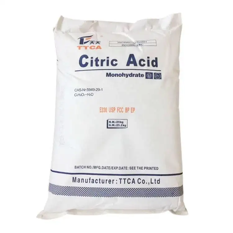 Ensign/TTCA/Lemon Star Food Additive Citric Acid Monohydrate Best Price