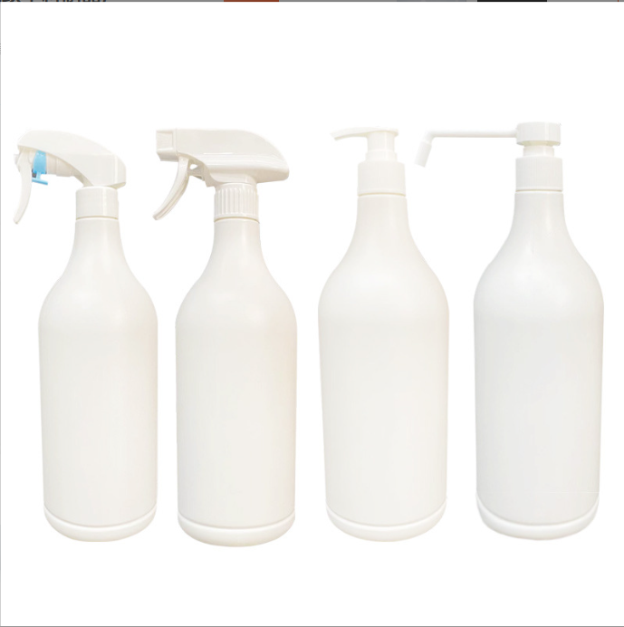 Botella natural del espray del limpiador del color PE