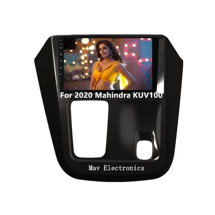 Rádio de carro para mahindra kuv100, gravador de som com dvd player, tela sensível ao toque 2.5d