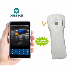 B26F <strong>the</strong> Highest 64 Channel 3 in 1 Handheld Wireless and Wired Color Doppler Ultrasound Scanner Probe for Windows IOS Android - Product Image 1