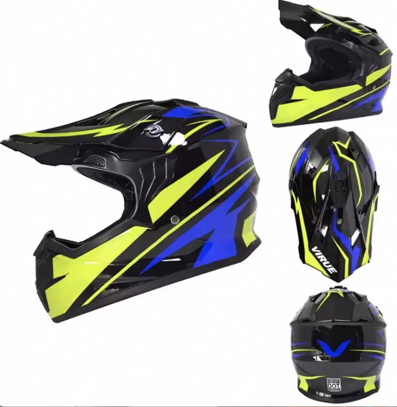 Venta al por mayor de protección de la motocicleta Motor Bike Casco Durable Off-Road Casco Buen Precio Grandes Resultados Casco de la motocicleta