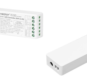 FUT035W + mibroxer 2 в 1 светодиодный контроллер Wi-Fi 2,4G контроллер приложения для смартфона для двойного белого света