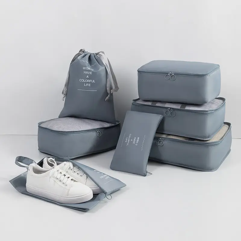 Organizador de equipaje, organizador de maleta plegable, bolsa organizadora de viaje, funda para zapatos, bolsa de cubo de embalaje