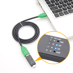 USB-Port-Übertragungs geschwindigkeit stest werkzeug Schneller USB 2.0 3.0 3.1-Port-Geschwindigkeits-und Spannungs tester für die USB-Hub-Produktion und QC-Inspektion - Product Image 4
