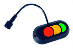 Caredrive Sistema de detección de punto ciego con pantalla de zumbador incorporado visual y audible a prueba de colisiones con 4 sensores