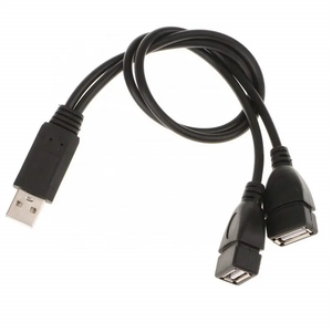 2.0 USB 3.0ขยายตัวผู้เป็นตัวเมียสายต่อขยายแบบย้อนกลับได้สายต่อขยาย3.1สาย USB สีขาวดำ - Product Image 1