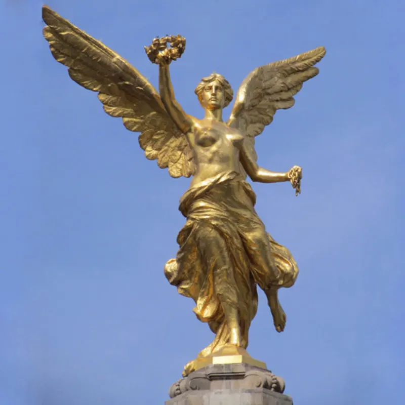 Statue d'ange en Bronze sur mesure, Sculpture d'ange en Bronze sculpté à la main, à vendre