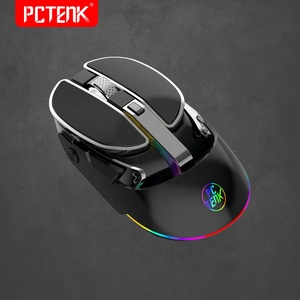 Programmier bare 2,4g Dual Wireless Wired DPI LED RGB Optische Treiber Gaming anpassen Software Maus Fall