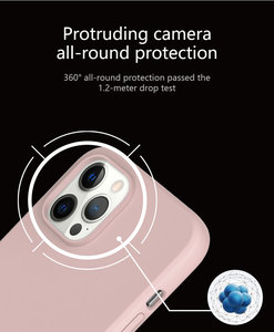 Apple Iphone 13 Mini ProMaxオリジナルシリコン完全保護カバー用の豪華な耐衝撃性超薄型シリコン携帯電話ケース - Product Image 5