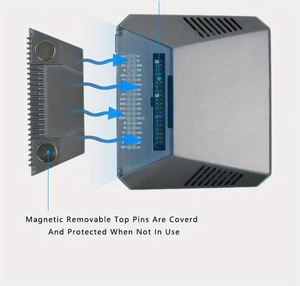 Raspberry Pi 4 Metalls chale ARGON ONE V2 ONE M.2 Gehäuse Programmier barer Netzschalter, Aluminium gehäuse mit eingebautem Lüfter - Product Image 2