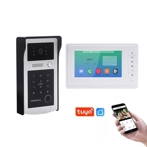 Sistema de timbre de videoportero Compatible con Red Tuya de alta calidad con cámara de color de visión nocturna Desbloqueo de aplicación Tuya para villas - Product Image 1