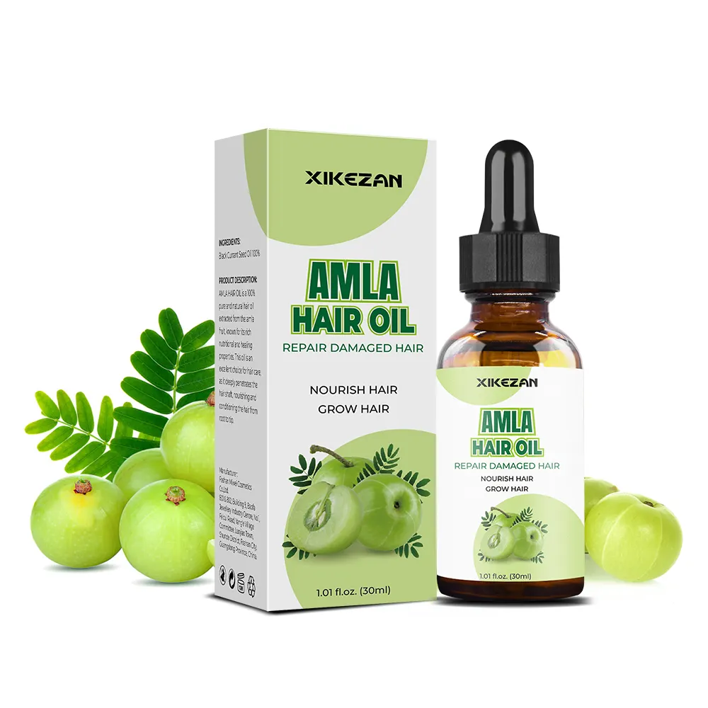 Óleo hidratante anti-caspa biotina para homens, óleo de crescimento rápido para perda de cabelo, marca própria Amla, óleo indiano mais vendido