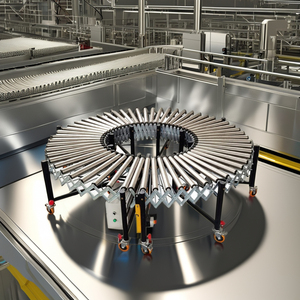 Motor-Powered Expandable Flexible Roller Conveyor <strong>Machine</strong> Truck <strong>Loading</strong> <strong>Unloading</strong> Driven Powered Roller Conveyor Wheel Core - Product Image 2