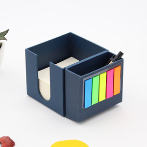定制可折叠促销礼品便签记事本盒带笔筒盒 - Product Image 5