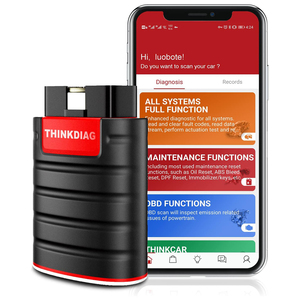 Thinkdiag Sistema completo Todo el software 1 año gratis OBD2 Herramienta de diagnóstico 16 Servicios de reinicio Lector de código automático Herramienta de escaneo bidireccional