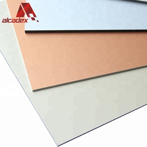 Pannello composito in alluminio colorato per interni ed esterni pannelli decorativi rivestimento della parete Sandwich Board ACM per la costruzione di facciata