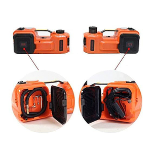 ชุดแม่แรงไฟฟ้า3 in 1สำหรับรถยนต์ไฮดรอลิก3T 5T DC 12V พร้อมประแจกระแทกและที่สูบลมยาง - Product Image 2