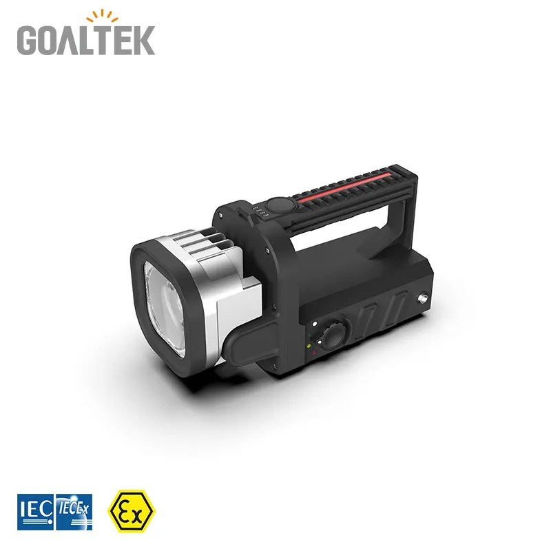 Lampe de poche antidéflagrante Atex, lampe à main led à sécurité intrinsèque IP66/IP67 anticorrosion, 450lm