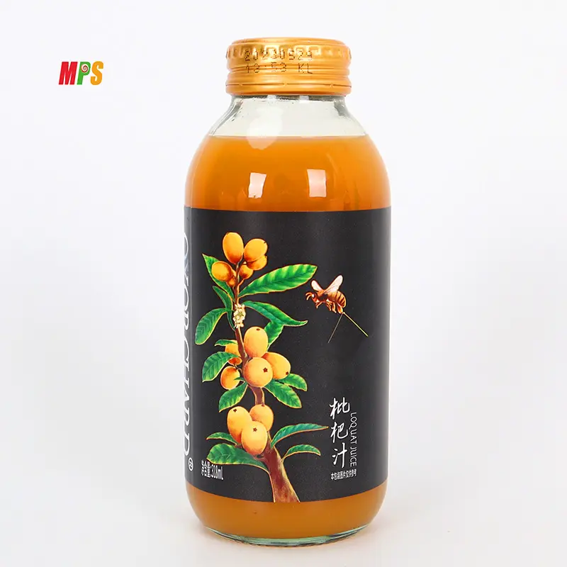 Embalagem personalizada Private Label Oem Real Loquat Juice 100% Bebida De Suco De Frutas Fabricante