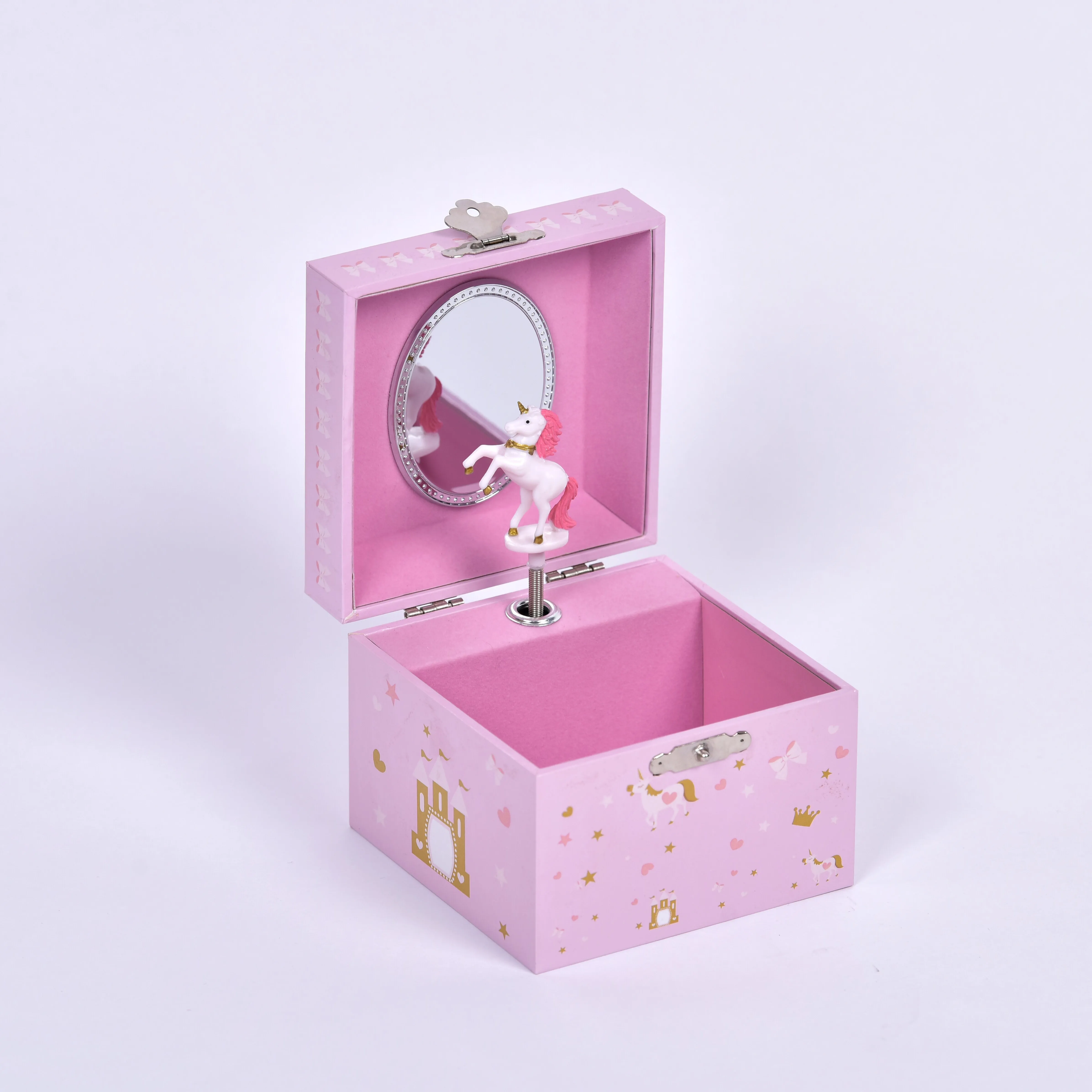 Unicorn Music Box Bailarina Jóias Musical Box Kid Brinquedos Mão Cranked Music Box Para Girls & Boys Presente