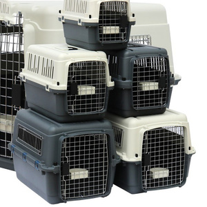 便携式塑料宠物航空箱小动物笼实心风格猫狗太空箱流行检查标准尺寸