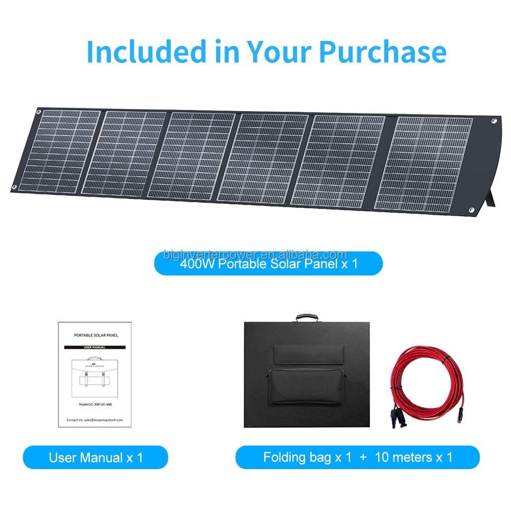 Panneaux solaires 400W